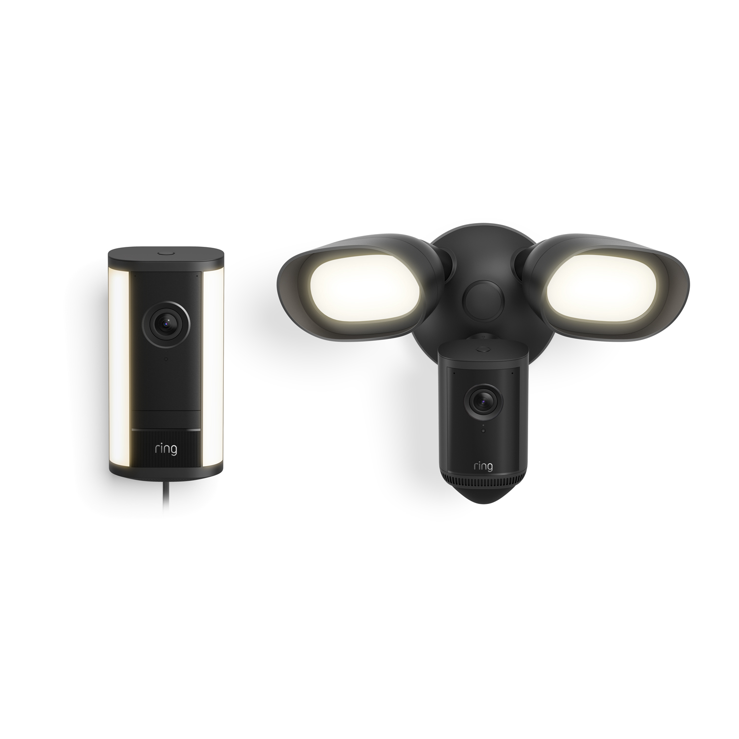 Spotlight Cam Pro, Plug-in (2nd Gen) + Floodlight Cam Pro (2nd Gen)  - Black