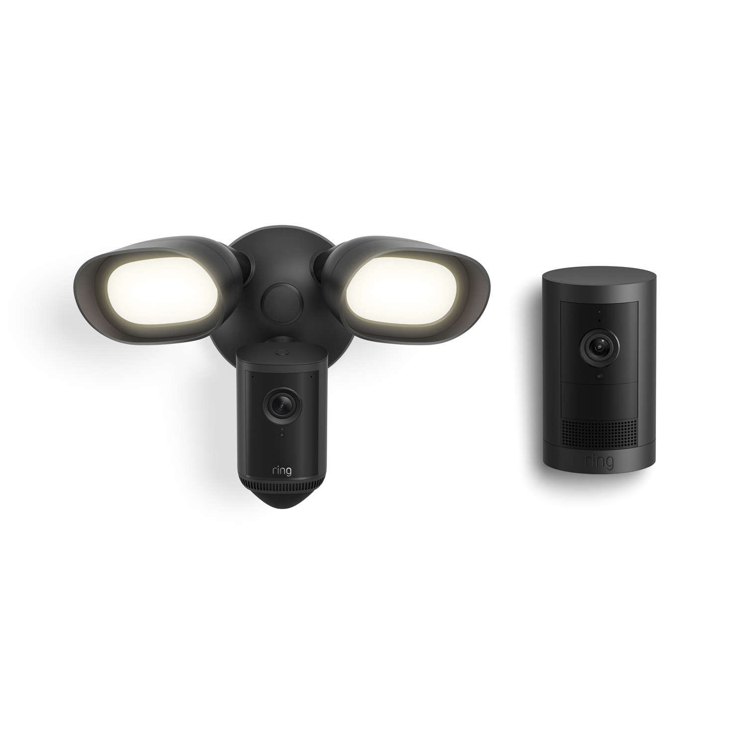 Floodlight Cam Pro (2nd Gen) Wired + Outdoor Cam Plus Battery - Floodlight Cam Pro (2nd Gen) Wired + Outdoor Cam Plus Battery - Black