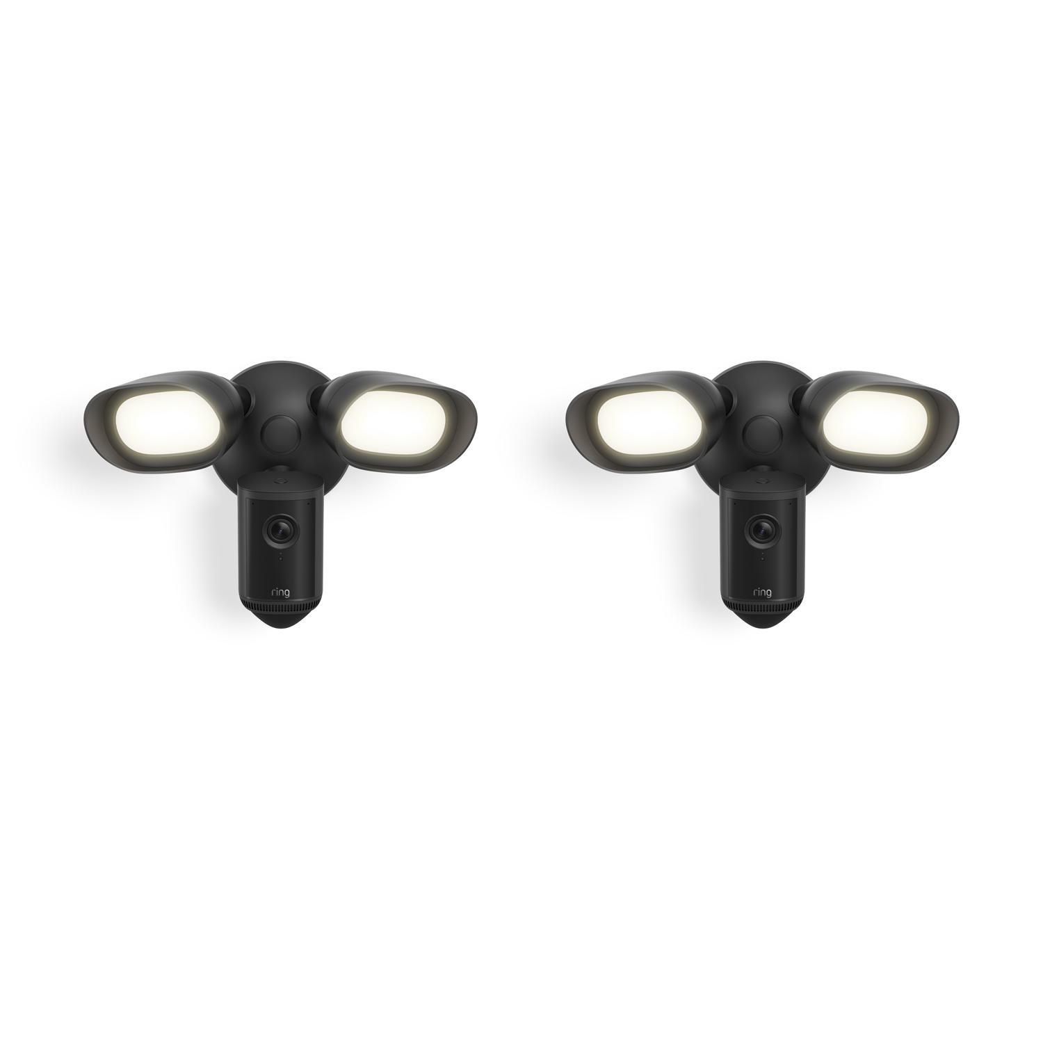 Floodlight Cam Pro (Newest Model) - Wired / Black / 2-Pack
