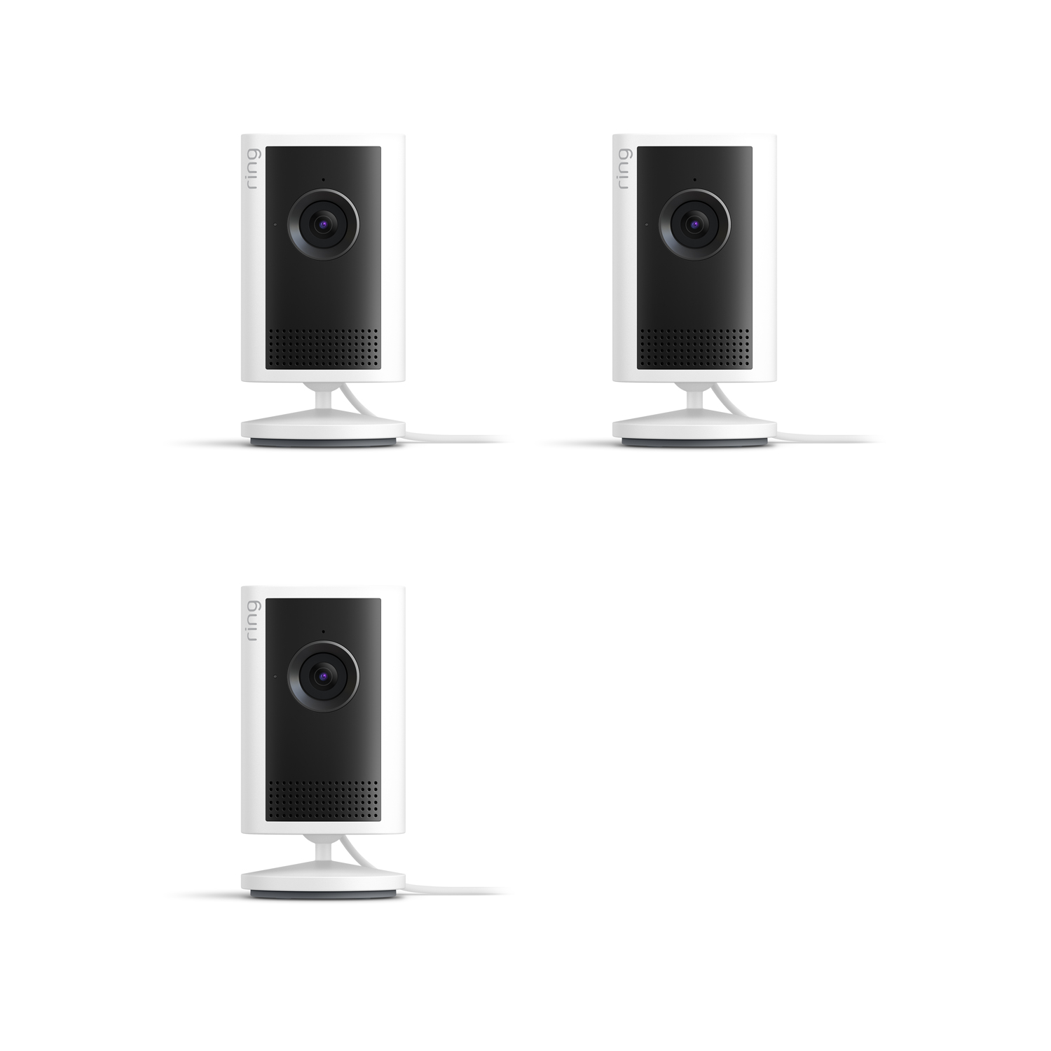 Indoor Cam Plus (Featuring Retinal 2K) - Plug-In / White / 3-pack
