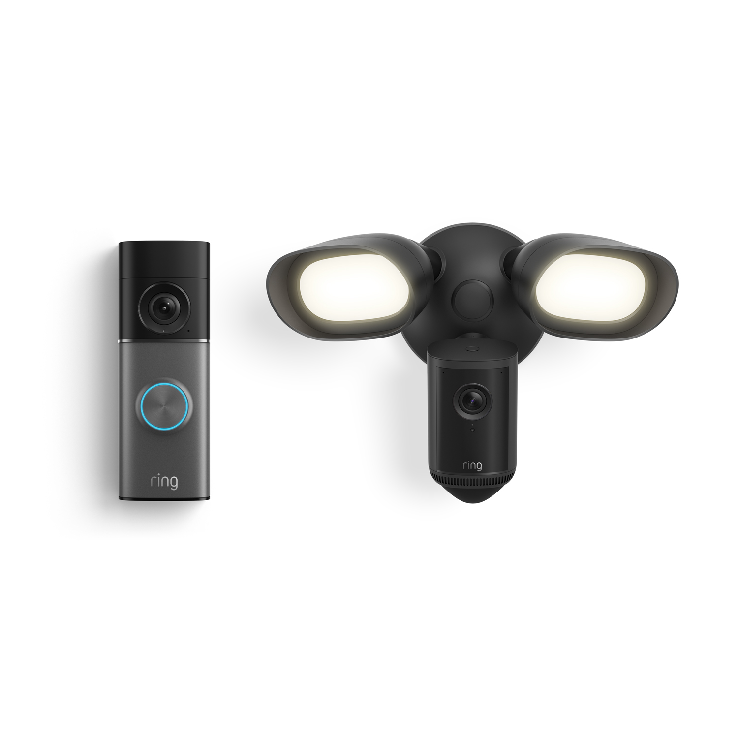 Bestselling 4K Kit (Wired Doorbell Pro (3rd Gen) + Floodlight Cam Pro (2nd Gen)) - Black