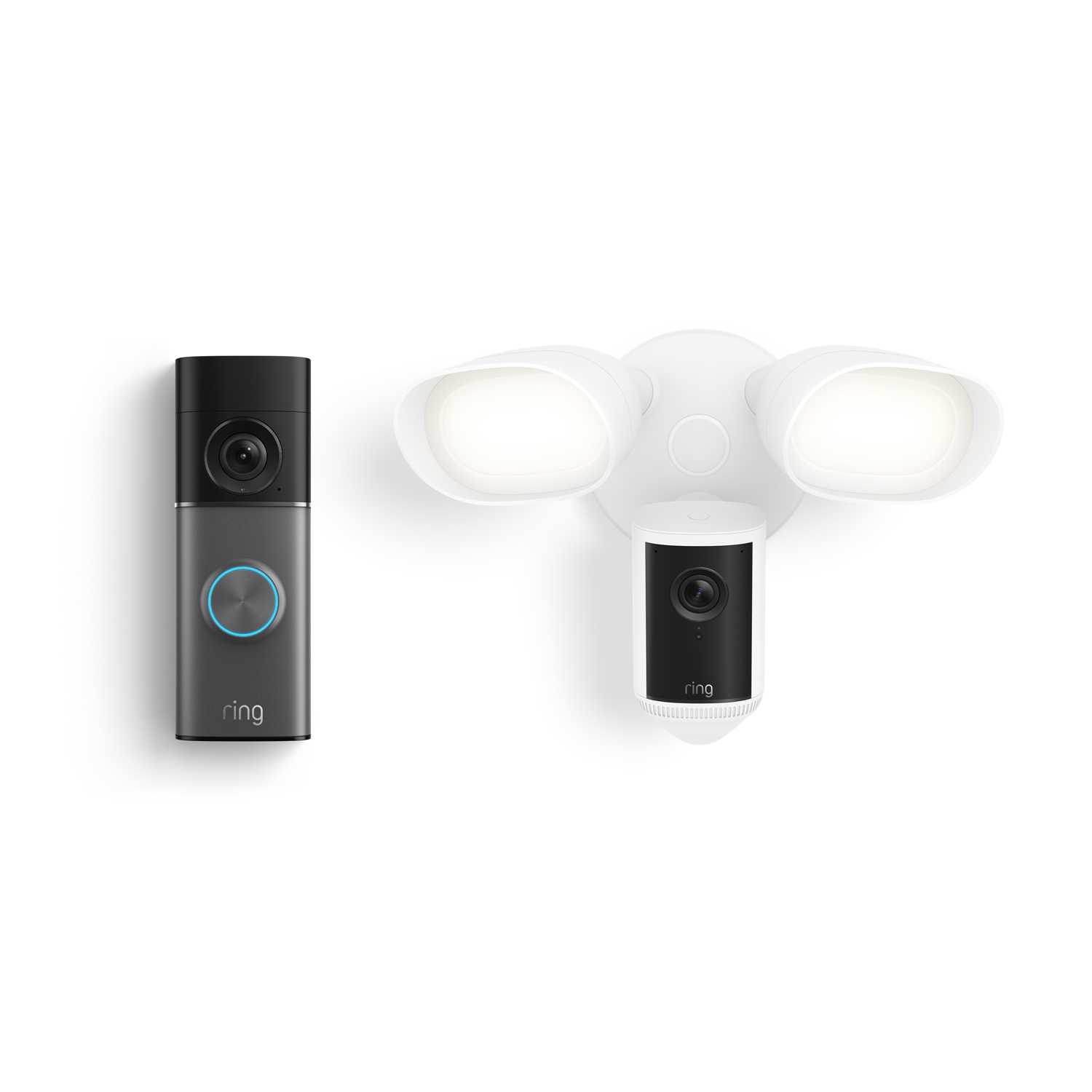 Bestselling 4K Kit (Wired Doorbell Pro (3rd Gen) + Floodlight Cam Pro (2nd Gen)) - White