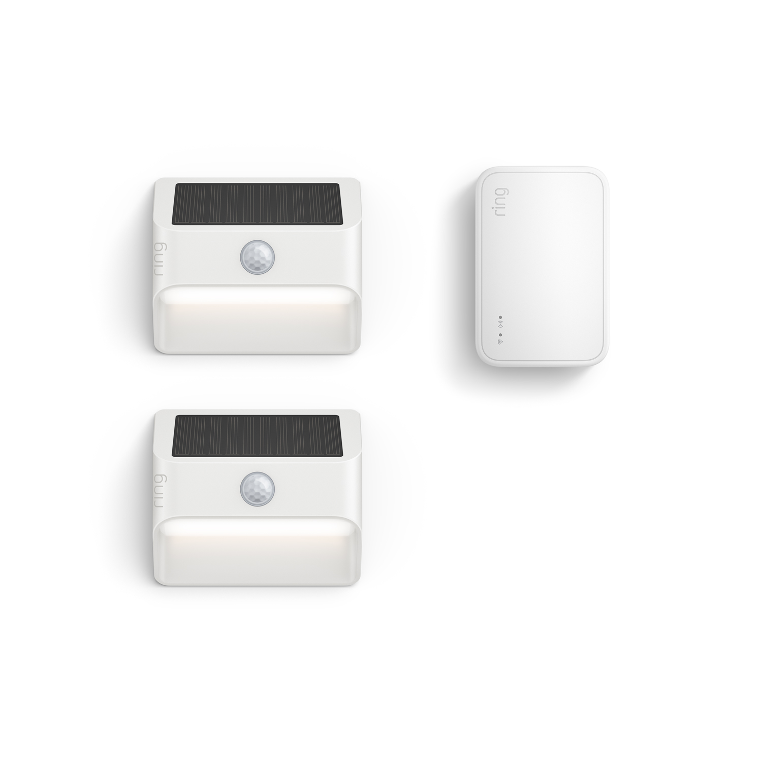 Smart Lighting Solar Steplight 2-Pack + Bridge (2nd Gen) - White