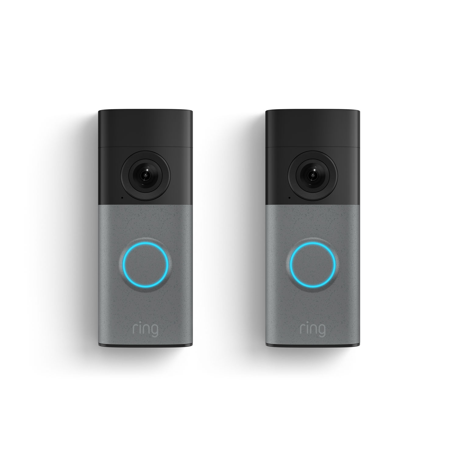 2-Pack Wired Doorbell 2K (Newest Model)  - 2- Pack Wired Doorbell 2K in the color Speckled Gray.