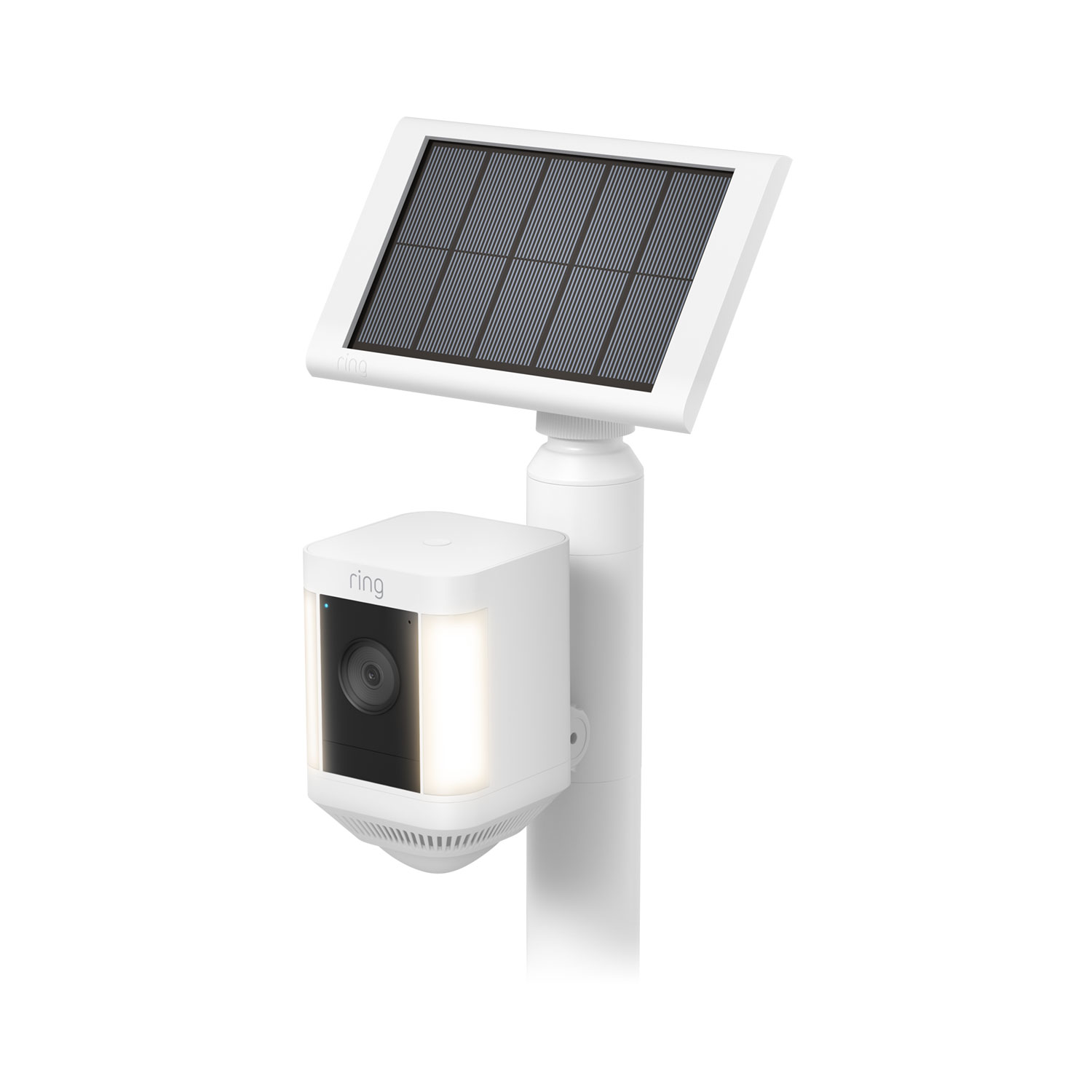 White:Stake Mount for Solar Panels and Cams