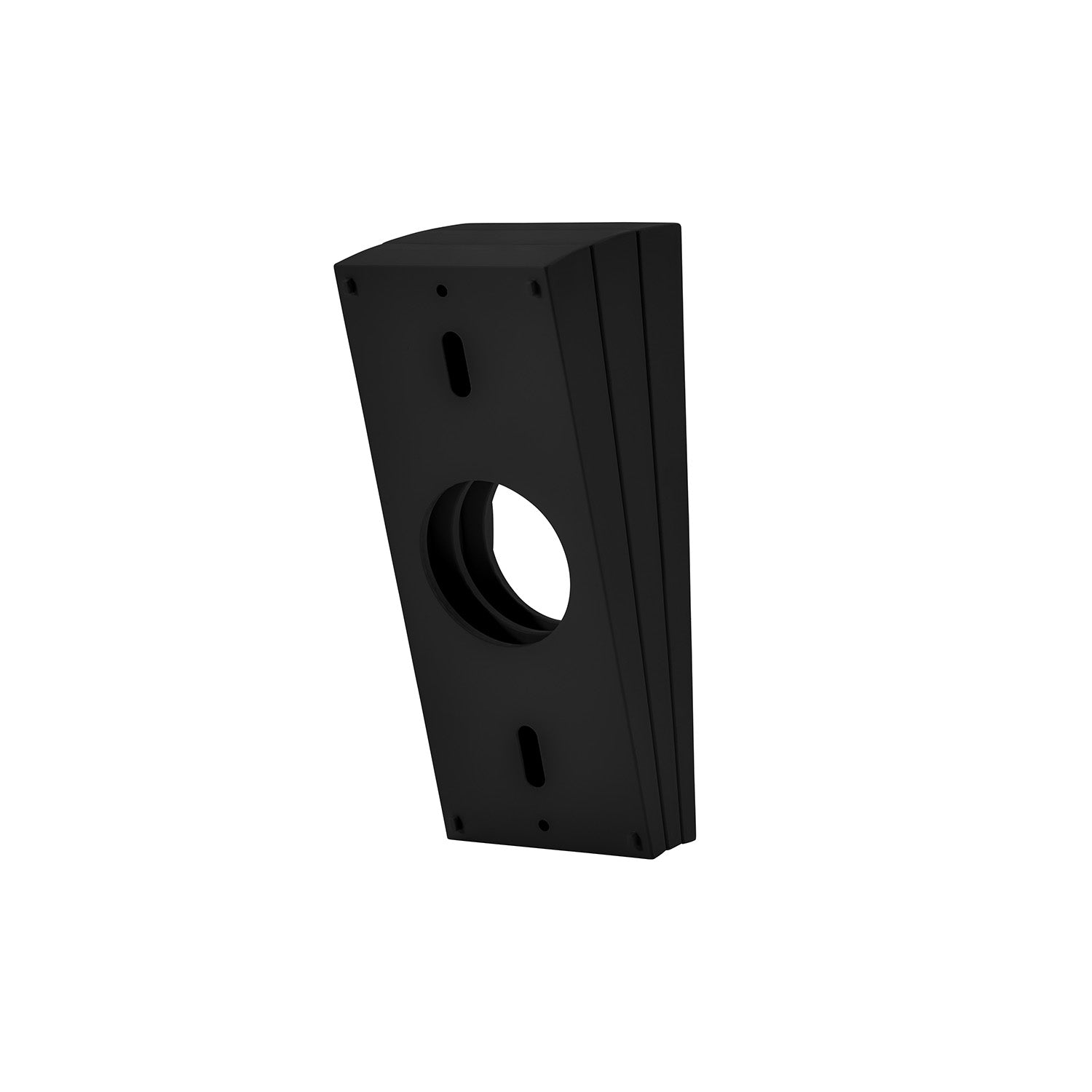Wedge Kit (For Wired Doorbell Plus (Video Doorbell Pro)) - Stacked Black Ring Wedge Kit mounts with center cutout, allowing 5, 10 or 15-degree angled placement for Doorbell Pro.