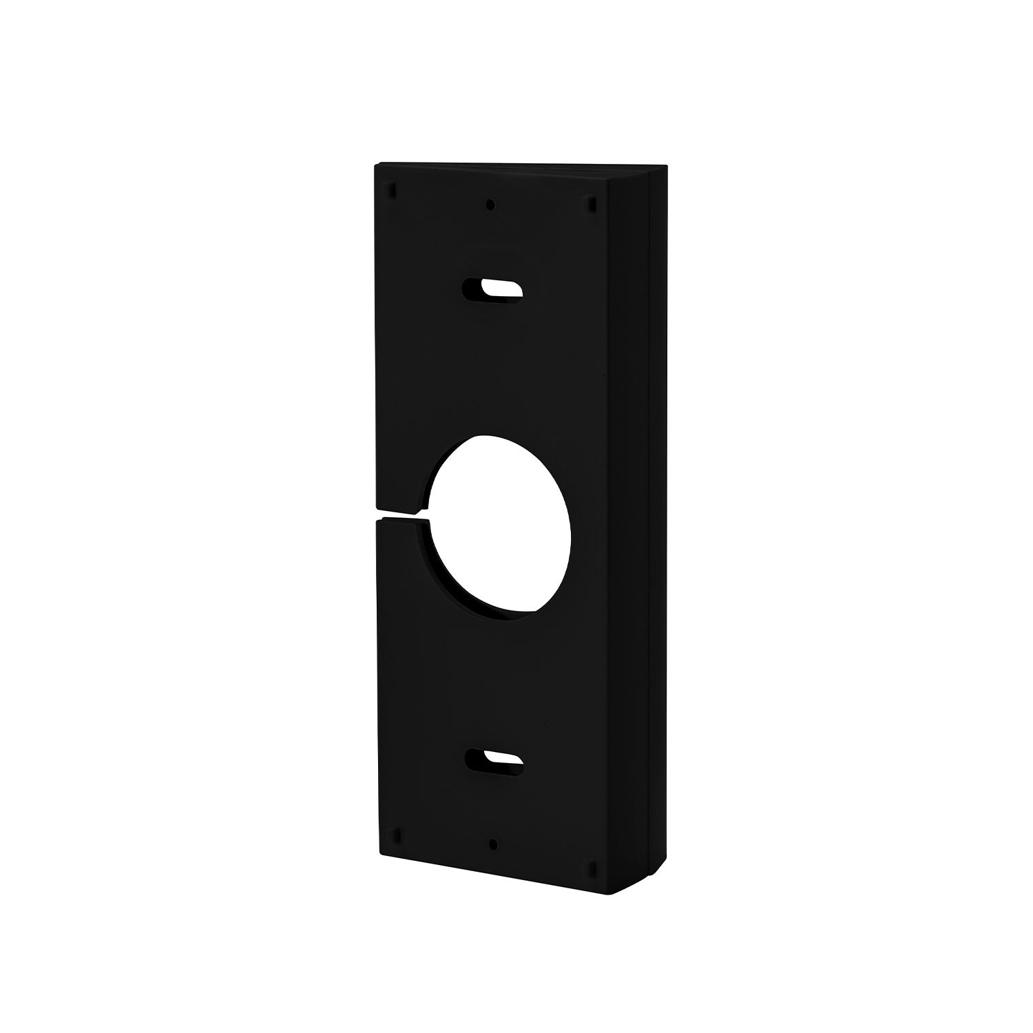 Corner Kit (For Wired Doorbell Plus (Video Doorbell Pro)) - Black Ring Corner Kit stackable mount for Ring Wired Doorbell Plus for up to 45 degree viewing angle installation.