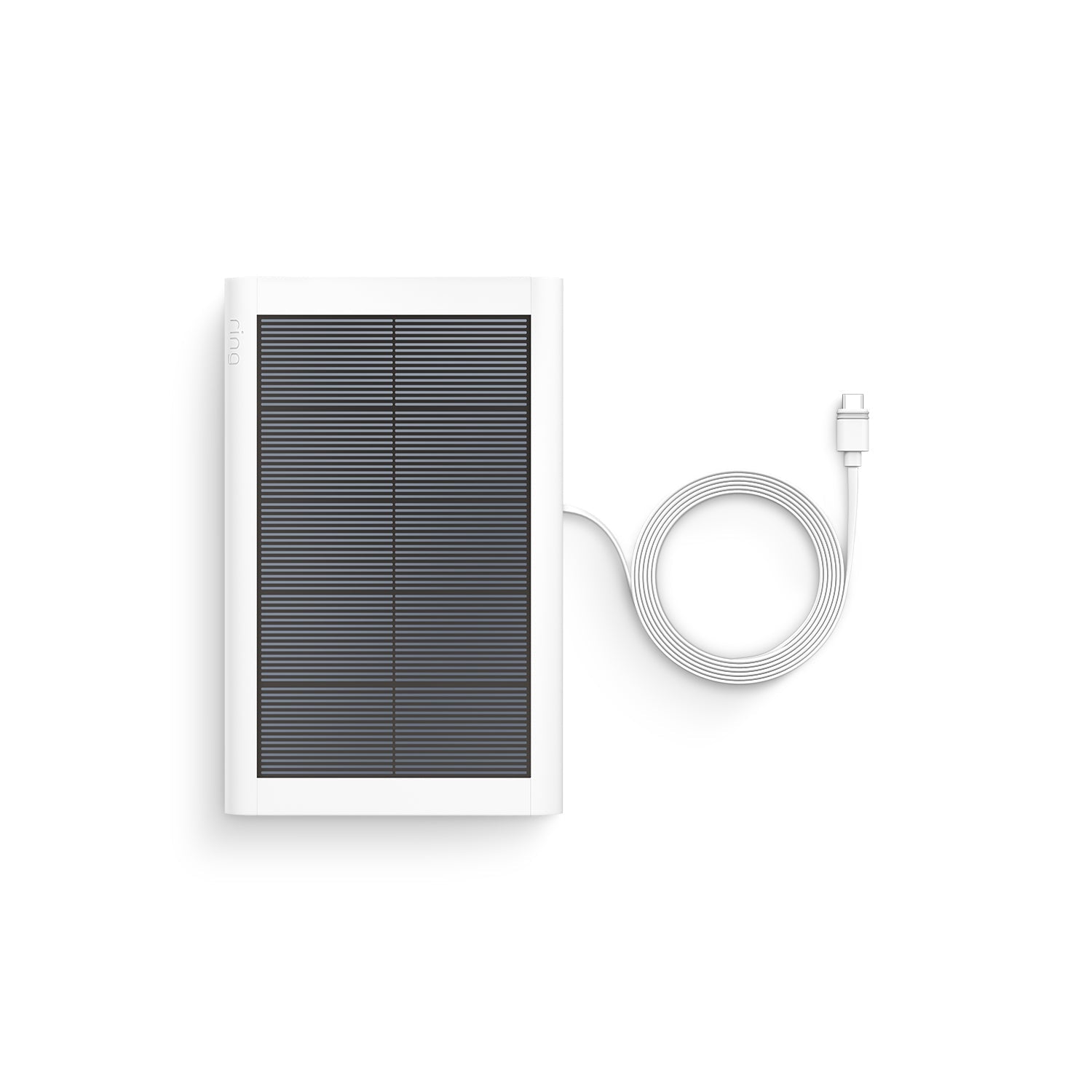 Small Solar Panel (USB-C) (for Outdoor Cam (Stick Up Cam), Outdoor Cam Plus, Stick Up Cam Pro, Spotlight Cam Plus, Spotlight Cam Pro) - Ring Small Solar Panel with USB-C connector and built-in cable management for charging compatible Ring security cams.