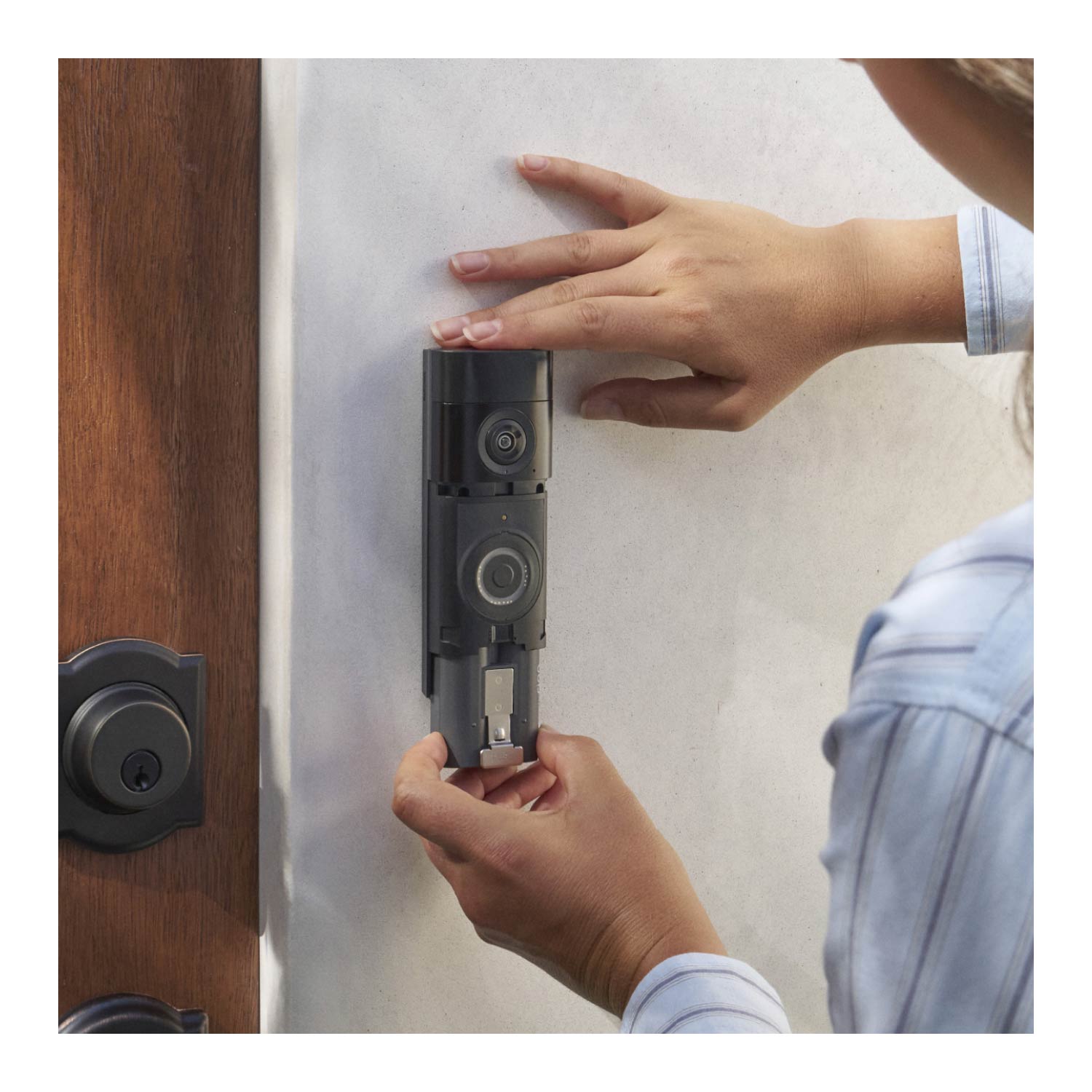 Battery Doorbell Pro (Newest Model) - Battery Doorbell Pro 2nd Gen being installed. 