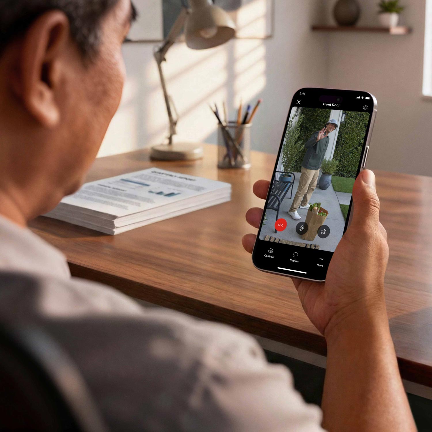 Wired Doorbell (Newest Model) - Battery Doorbell Pro 2nd Gen comparing low-light sight feature. 