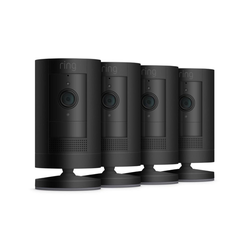 Stick Up Cam (Certified Refurbished) - Battery / 4-Pack / Black