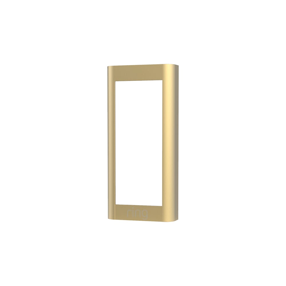 Interchangeable Faceplate (Video Doorbell Wired) - Brushed Gold