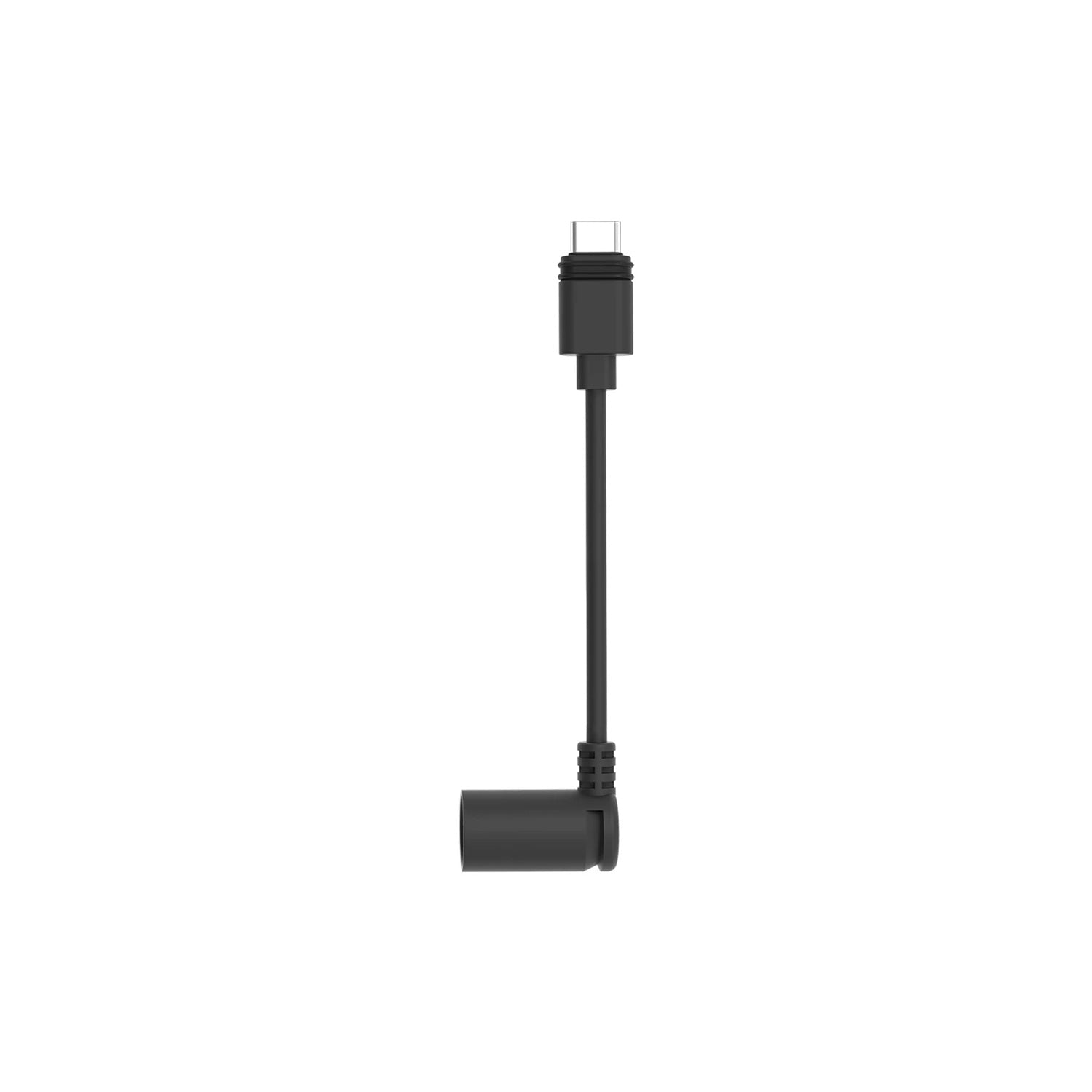 Barrel Plug to USB-C Adapter (for Barrel Plug Solar Panels and USB-C Security Cameras) - Black
