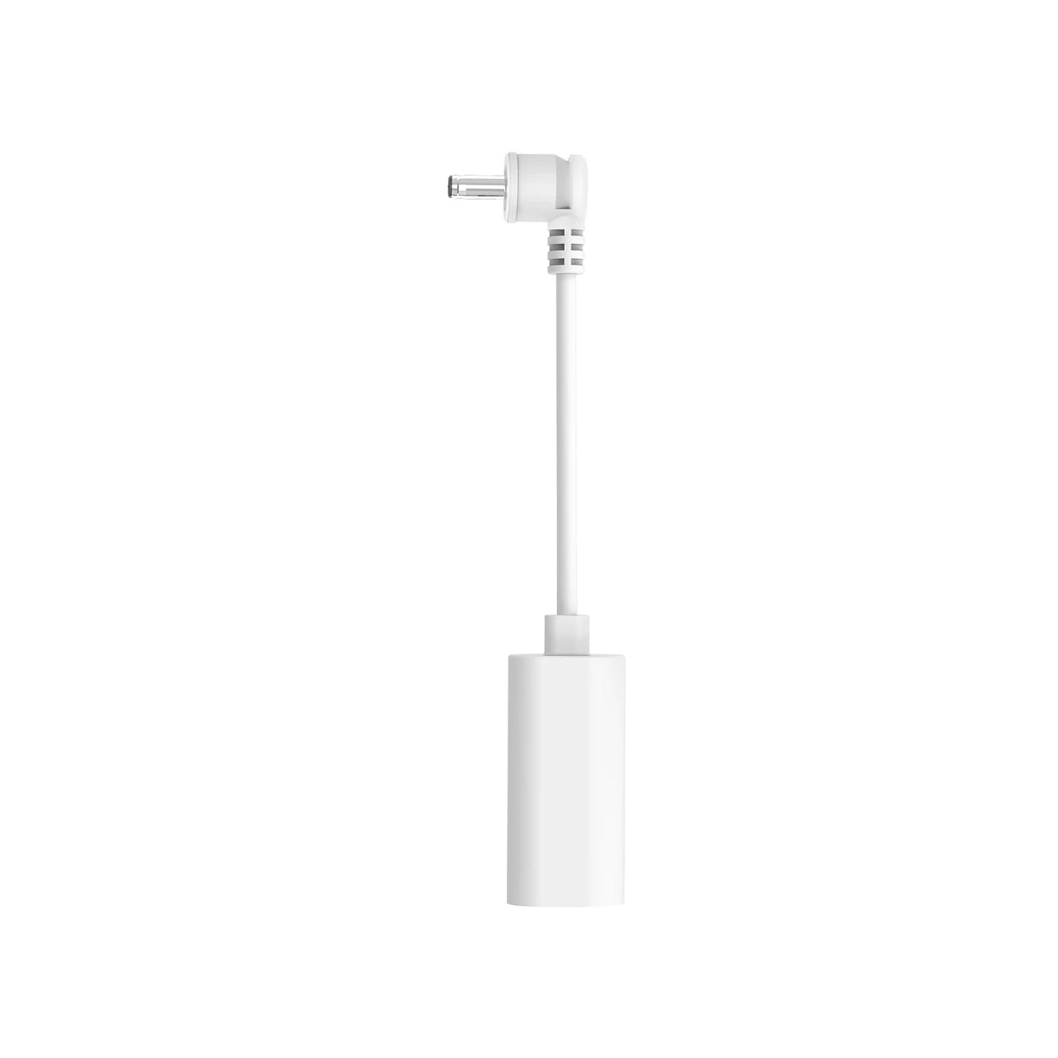USB-C to Barrel Plug Adapter (for USB-C Solar Panels and Barrel Plug Security Cameras) - White