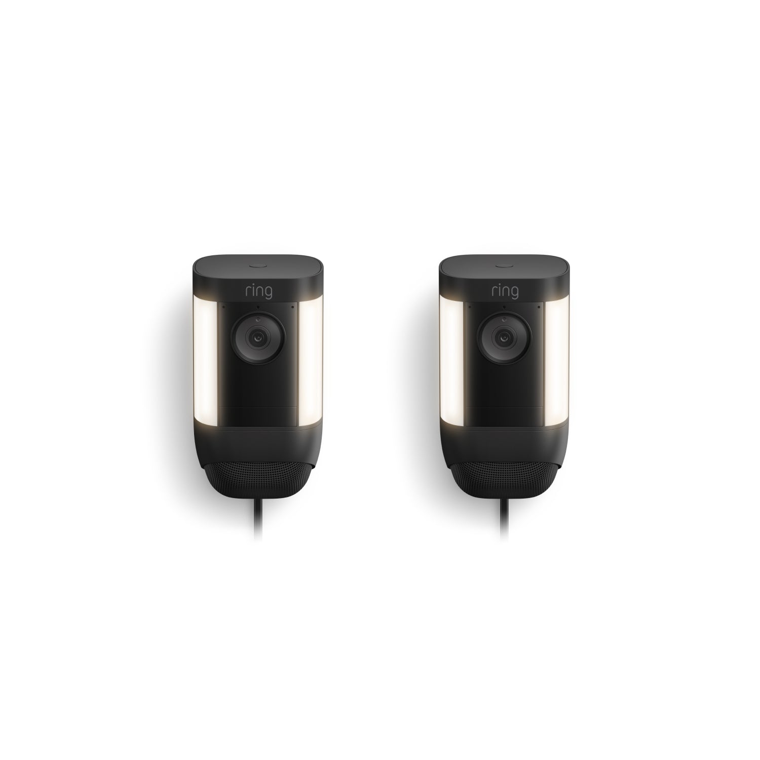 Spotlight Cam Pro (Featuring Retinal 2K) - Plug-In / Black / 2-Pack