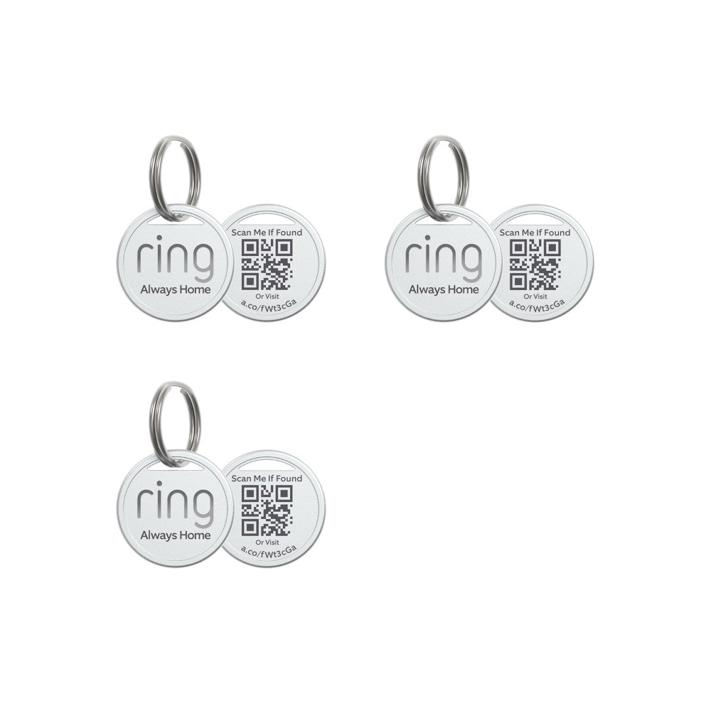 3-Pack Pet Tag - Satin Nickel 3 Pack
