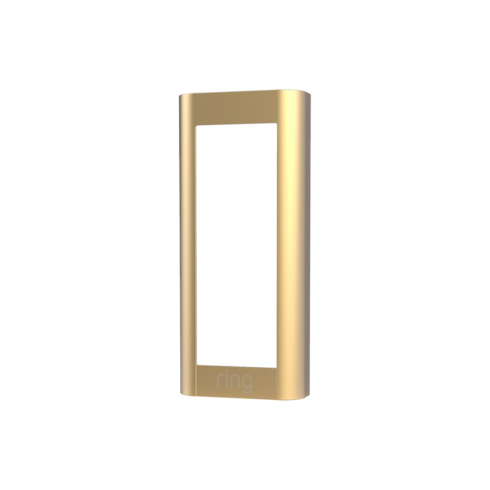 Interchangeable Faceplate (Wired Doorbell Pro (Video Doorbell Pro 2)) - Gold Metal