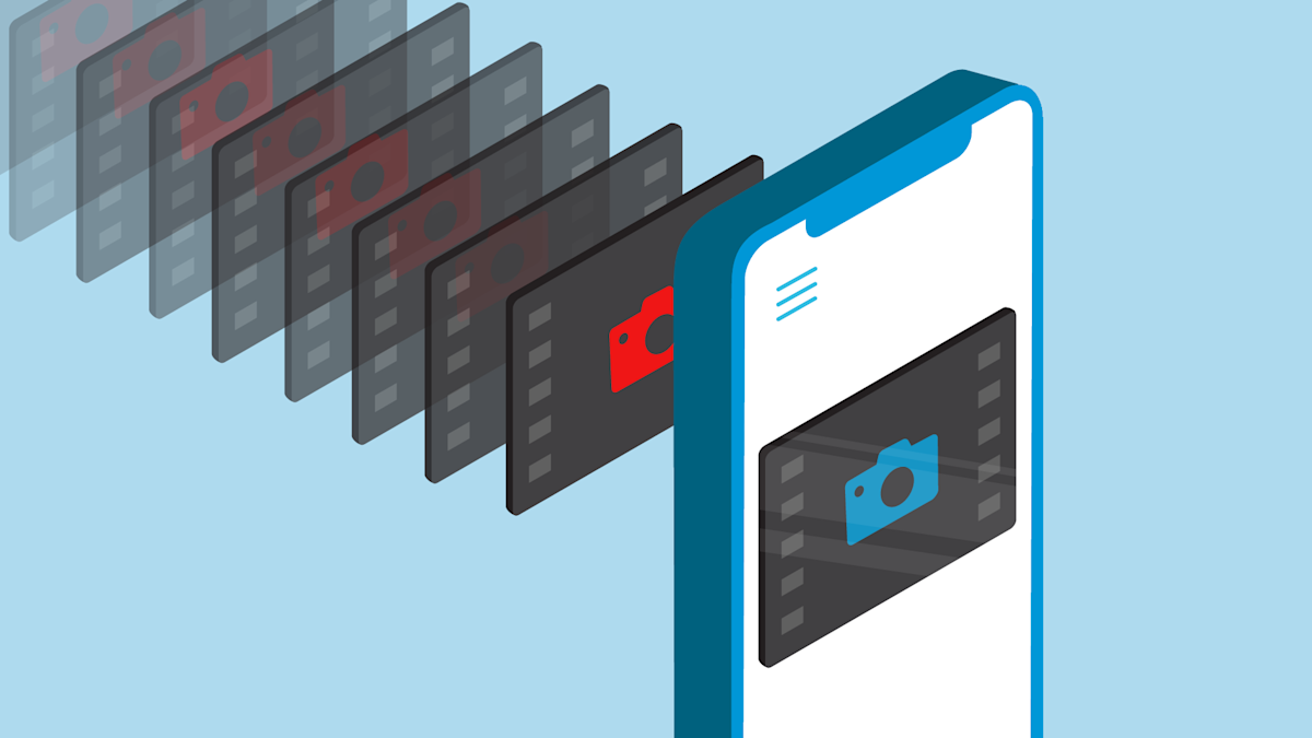 Illustration of reoccurring photo of Snapshot Capture. 